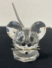 Vintage Swarovski Medium Mouse with Wire Tail 1976-1988 Retired 1995 picture
