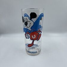 Vintage Underdog Pepsi Collector Series Glass - Blue Ink W Logo - Leonardo TTV picture