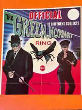 GREEN HORNET VARI-VUE RING DISPLAY CARD 1966 picture