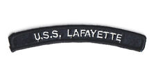 U.S.S. Lafayette-Navy Ship Patch-Shoulder Tab USN Military Rocker USS Insignia picture