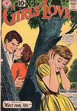 5 Girls’ Love Stories | DC Comics 1949 | Great True Vintage Romance Lot picture