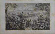 Antique United States Civil War First Battle of Newbern Engraving Original 1863 picture