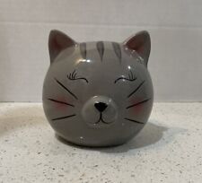 Gray Cat Planter/holder picture