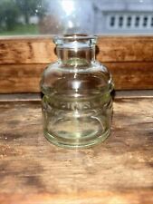 1920’s Antique Higgins NY 2oz Clear Inkwell Bottle picture