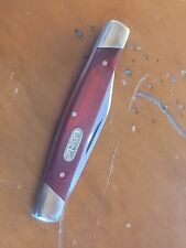 Buck 379 Red LIMITED EDITION Single Blade Wood/brass Pocket Knife New Classy picture