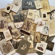 Antique Photograph Cabinet Card & CDV Tintype Lot Of 31 Variety South Dakota SD picture