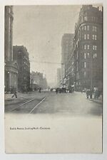 Euclid Avenue Street Scene Postcard Cleveland, OH c.1901-07 picture