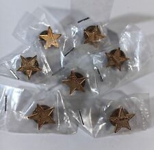 Compaq Computer Star Lapel Pin Gold Tone Lot of 7 picture