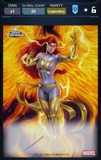 Marvel topps digital card - Topps Chrome Legendary Motion Signature  Phoenix picture
