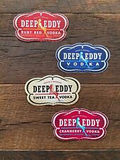 Four Brand New Deep Eddy Vodka Stickers picture
