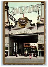 c1910 Entrance to Luna Park, Coney Island Brooklyn New York NY Postcard picture
