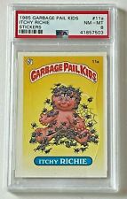 1985 Topps OS1 Garbage Pail Kids 1st Series 1 ITCHY RICHIE 11a Matte Card PSA 8 picture