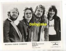 BACHMAN-TURNER OVERDRIVE ORIGINAL 8X10 PHOTO BY DAVE ROELS 1986 MERCURY RECORDS picture