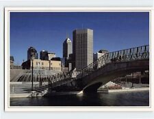 Postcard Indianapolis viewed from the Wabash and Erie Canal Indianapolis IN USA picture