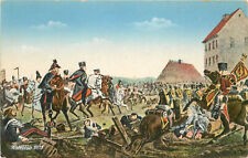 Vintage Postcard Depicting Battle of Waterloo 1815 Battle Of Mont St. Jean picture