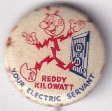 Vintage REDDY KILOWATT Your Electric Servant Pin picture