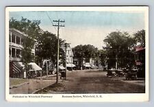 Whitefield NH-New Hampshire, Business Section, Antique, Vintage Postcard picture