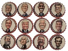 Lot of 50 US President Beer Bottle Caps Complete Set (New, Uncrimped) Homebrew picture