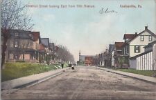 Postcard Chestnut Street Looking East from Fifth Ave Coatesville PA  picture