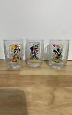McDonalds Walt Disney World Year 2000 Celebration Glasses Set of 3 Mickey Mouse picture