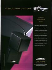 1998 PRINT AD - BOSE LIFESTYLE HOME THEATER SYSTEMS AD - CHALLENGE CONVENTION picture