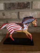 Trail of Painted Ponies Give Me Wings  Item 1471 2003 Eagle American Flag picture