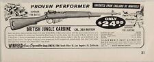 1958 Print Ad British Jungle Cal. 303 Carbines Bolt Action Winfield Los Angeles picture