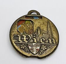 Vintage Vienna Austria Wien Souvenir Keychain Grinzing Schunbrunh Rathaus Kahlen picture
