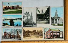 8)Vintage APPLETON, WISCONSIN Postcards WITH 2 RARE 1921 WOMEN'S CLUB CONVENTION picture