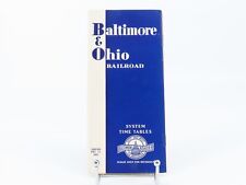 B&O Baltimore & Ohio Railroad System Time Tables - Dec. 12, 1937 picture