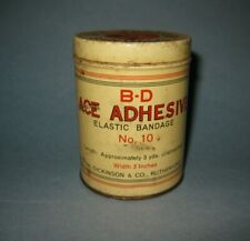 Vintage B-D ACE Bandage Tin No. 10 w/Unused Bandage picture