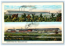 c1920s Multiview, Central Steel Mill, Massillon Ohio OH Unposted Postcard picture