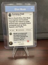 2022 Cardsmiths Currency Series 1 #28 Elon Musk Logo Misprint HoloFoil picture