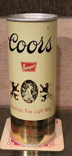 1969 COORS 15 OUNCE STRAIGHT STEEL PULL TAB BEER CAN GOLDEN COLORADO EMPTY picture