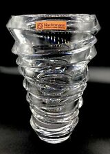 9 1/2 ” Nachtmann Clear Lead Crystal  Vase Germany Nice picture