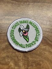 MN Minnesota State Parks Passport Club All Parks PATCH Iron On Rare Vtg Travel picture