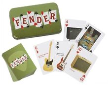 2006 Genuine Fender® Guitars Dual-Deck Playing Cards In Collector's Metal Tin picture