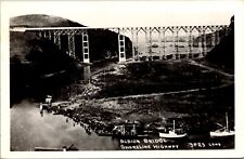 Little River California Albion River Bridge Shoreline HWY RPPC Postcard picture