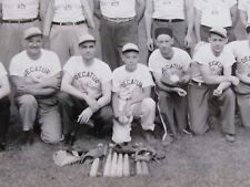 1942 DECATUR ILLINOIS BUSINESS LEAGUE SOFTBALL PHOTO ELKS 401 PLAYER NAMED picture