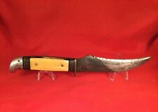 Vintage Western Boulder Colorado USA fixed blade hunting knife 1950s old antique picture