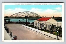 Brownsville TX-Texas, Chamber Of Commerce Building Vintage Souvenir Postcard picture