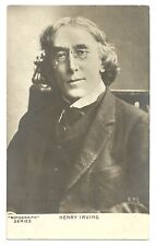 Henry Irving 1900s RPPC Photo Star Victorian Era B Actor Antique VTG Postcard picture