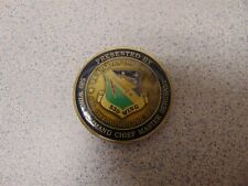 CHALLENGE COIN 53D WING COMMAND CHIEF MASTER SERGEANT SHARPEN THE SWORD picture