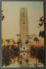 LAKE WALES FL    The Singing Tower   HAND COLORED  Postcard picture