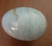 Turquoise Marble Egg 1lb beautiful design and very smooth. Very nice condition  picture