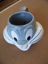 Bugs Bunny Warner Bros Looney Tunes figural mug cup minor chips picture