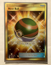 Pokémon TCG Nest Ball Sun & Moon 158/149 Holo Secret Rare picture