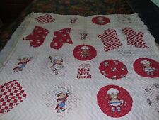 Vintage Campbell's Kids Mmm Good Uncut Quilted & Batting Oven Mitts & Potholders picture