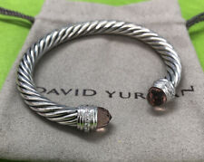 David Yurman 7mm Cable Color Classic Bracelet & Silver Morganite & Diamonds M picture