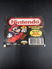 1989 Diamond Nintendo 1 Sealed Pack Sticker, Mario, Zelda, Little Mac, Link Rare picture